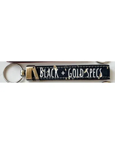Boho Ranch Hair-on Cowhide Wristlet Keychain In Black