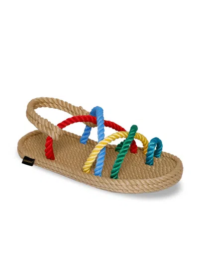 BOHONOMAD BOHONOMAD - IBIZA SANDALS BEIGE/MULTI BO.0006