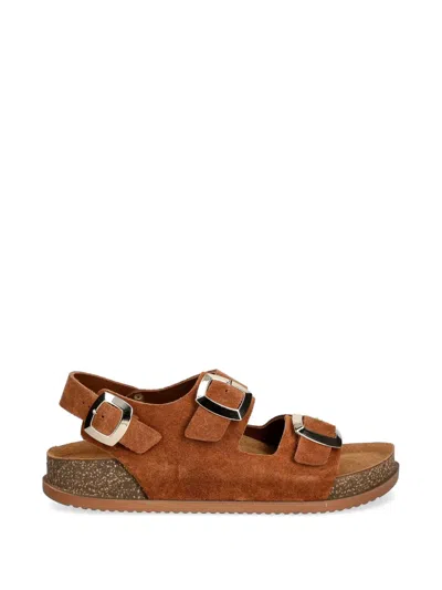 Bohonomad Amalfi Buckle-fastening Sandals In Brown