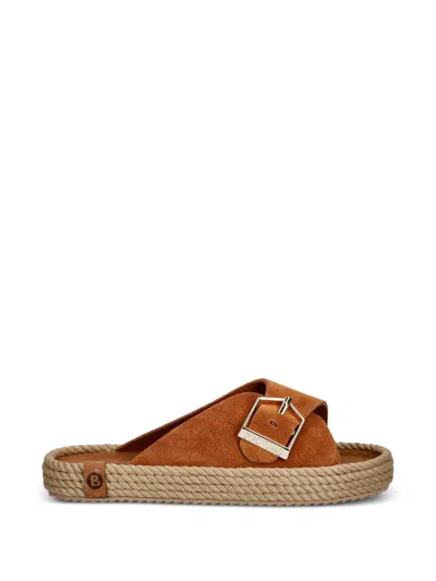 Bohonomad Buckle-fastening Rope-detail Espadrilles In Brown