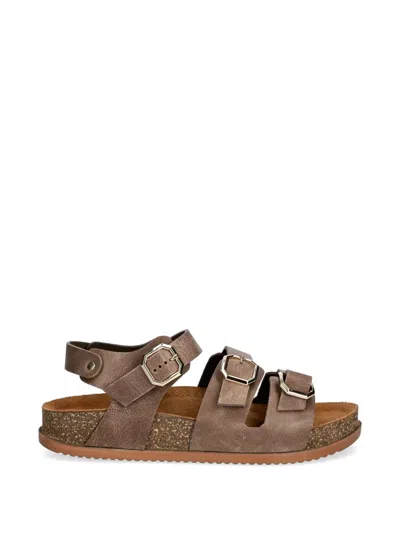 Bohonomad Granada Triple-strap Buckle-fastening Sandals In Brown