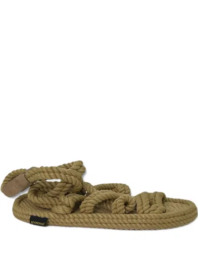 Bohonomad Roma Rope Sandals In Green