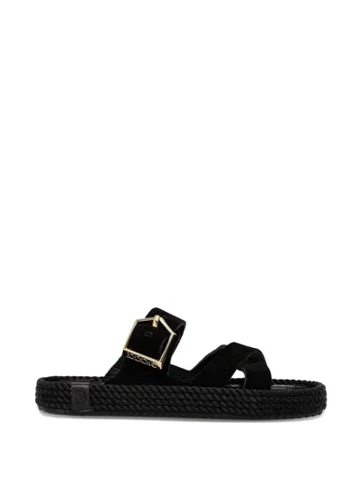 Bohonomad Sevilla Buckle-fastening Rope-sole Espadrilles In Black