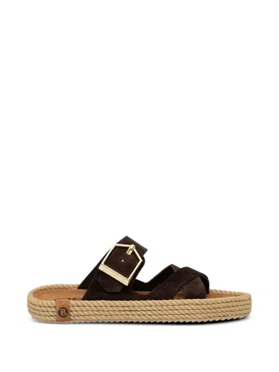 Bohonomad Sevilla Buckle-fastening Rope-sole Espadrilles In Brown
