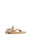 Bohonomad Woman Espadrilles Beige Size 10 Textile Fibers In Beige
