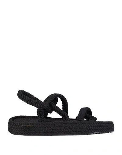 Bohonomad Woman Espadrilles Black Size 11 Polypropylene