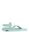 Bohonomad Woman Espadrilles Light Green Size 11 Polypropylene