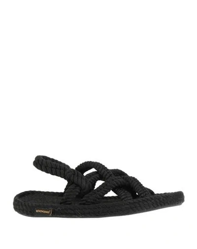 Bohonomad Woman Sandals Black Size 9.5 Textile Fibers