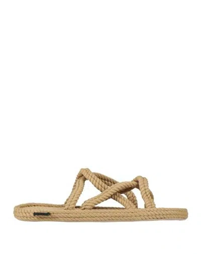 Bohonomad Woman Sandals Sand Size 7 Textile Fibers