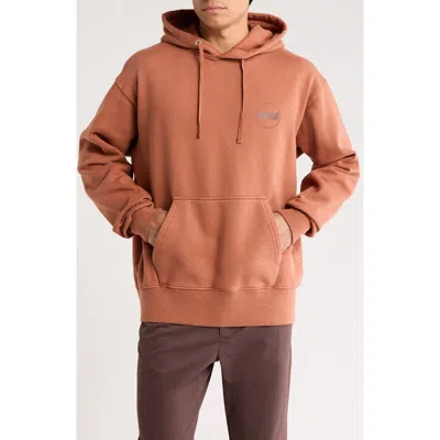 Boiler Room Core Logo Graphic Hoodie In Brown