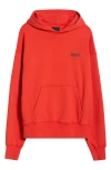 Boiler Room Core Oversize Logo Hoodie In Red