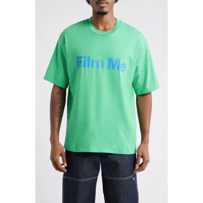 Boiler Room Film Me Cotton Graphic T-shirt In Green