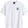 Boiler Room Globe Logo Graphic T-shirt In White