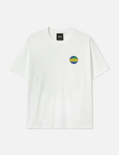 Boiler Room Globe Logo T-shirt In White