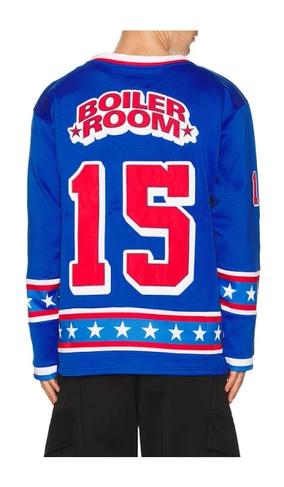Boiler Room Hockey Jersey In Blue