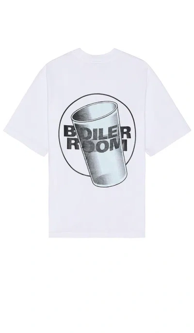Boiler Room Hydrate T-shirt In 米白