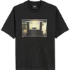 Boiler Room Lights On Photo Graphic T-shirt In Black