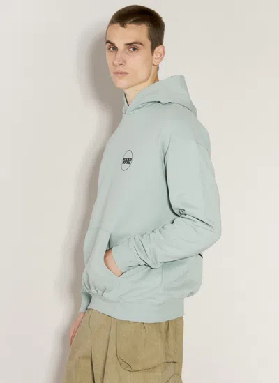 Boiler Room Logo Print Hooded Sweatshirt In Green