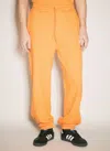Boiler Room Logo Print Track Pants In Orange