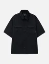 Boiler Room Core Oversize Short Sleeve Button-up Shirt