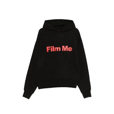 Boiler Room Logo-graphic Hooded Hoodie In Black