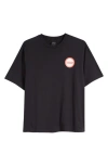 BOILER ROOM NO SITTING COTTON GRAPHIC T-SHIRT