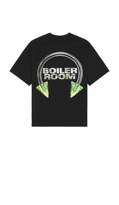Boiler Room Piercing Tee In Black