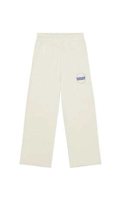 Boiler Room Wide Sweatpant In Neutral