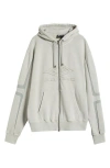 Boiler Room X Umbro Appliqué Zip Hoodie In Gray