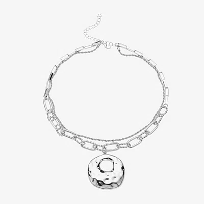Bold Elements Bold Addiction Womens 10k Gold 17 1/2 Inch Pendant Necklace In Yellow