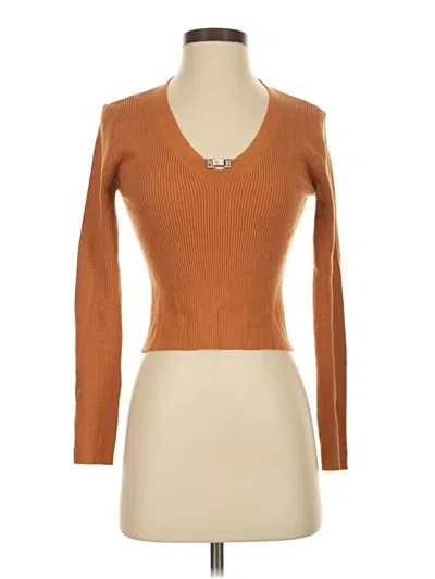 Pre-owned Bold Elements Cardigan Sweater In Orange