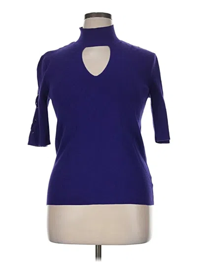 Pre-owned Bold Elements Cardigan Sweater In Purple
