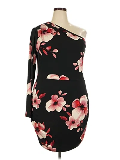 Bold Elements Cocktail Dress In Black