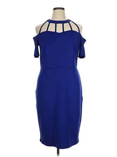 Pre-owned Bold Elements Cocktail Dress In Blue