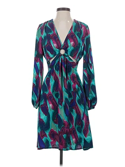 Pre-owned Bold Elements Cocktail Dress In Teal