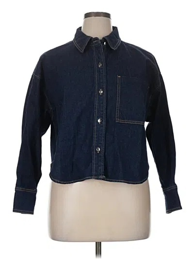 Bold Elements Denim Jacket In Blue