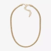 Bold Elements Gold Tone Womens 18 Inch Snake Chain Necklace In Gold