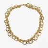Bold Elements Gold Tone Womens 24 Inch Link Chain Necklace In Gold