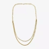 Bold Elements Gold Tone Womens 36 Inch Link Chain Necklace In Gold