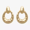Bold Elements Gold Tone Womens Drop Earrings In Yellow