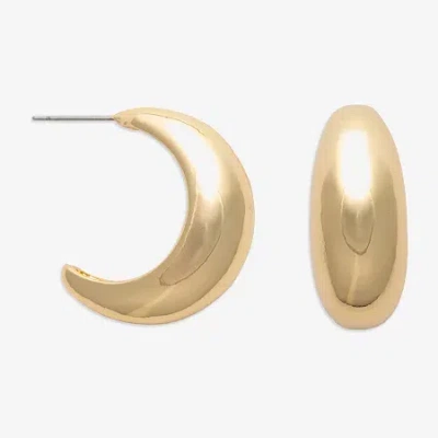 Bold Elements Gold Tone Womens Drop Earrings In Yellow