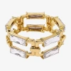 Bold Elements Gold Tone Womens Stretch Bracelet In Gold