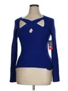 Bold Elements Pullover Sweater In Blue