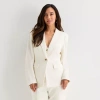Bold Elements Regular Fit Suit Jacket In White
