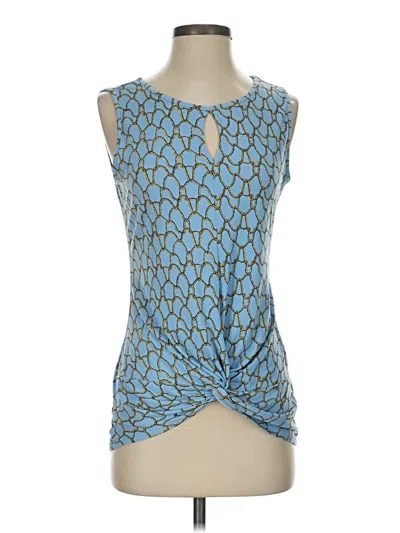 Pre-owned Bold Elements Sleeveless Blouse In Blue