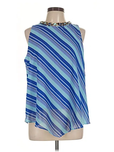 Pre-owned Bold Elements Sleeveless Blouse In Blue
