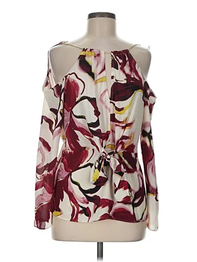 Pre-owned Bold Elements Sleeveless Blouse In Burgundy