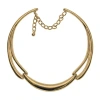Bold Elements Womens 10 Inch Collar Necklace In Gold