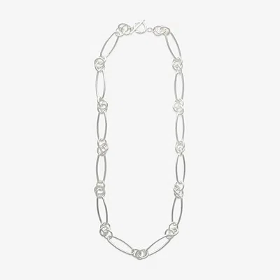 Bold Elements Womens 28 Inch Fashion Chain Necklace In Yellow