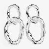 Bold Elements Womens Drop Earrings In Metallic